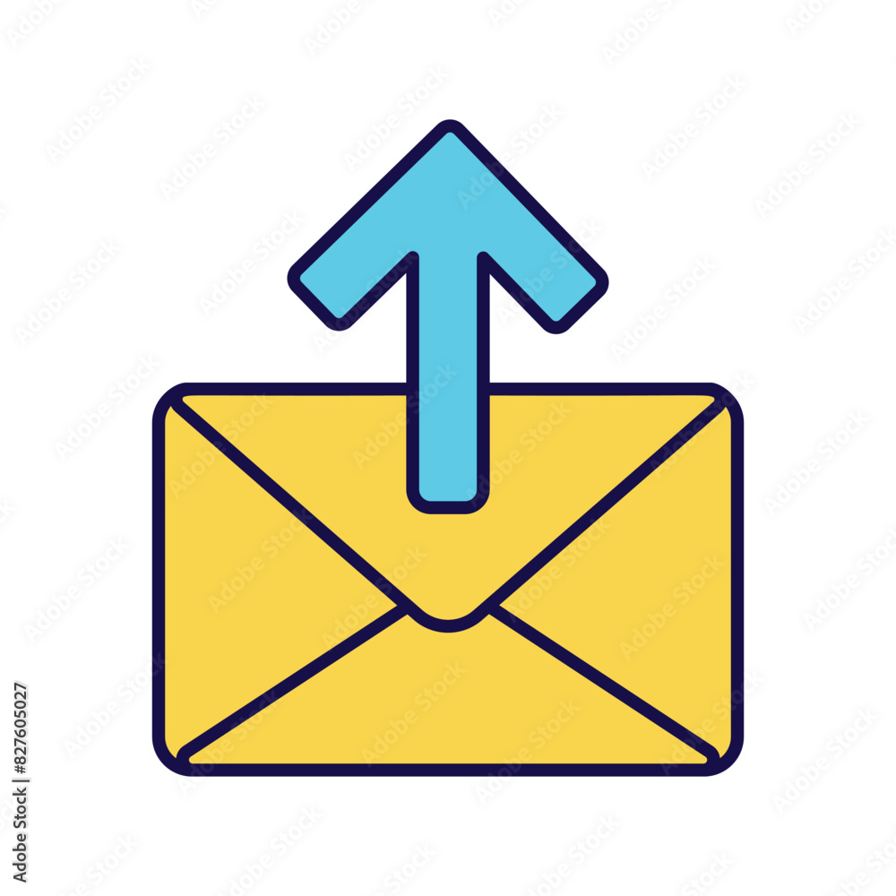 send mail icon with white background vector stock illustration send mail icon with white background vector stock illustration