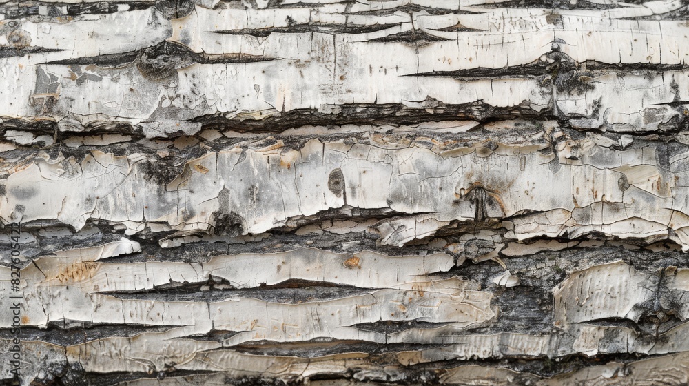Birch Tree Bark Close-Up Birch Tree Bark Close-Up