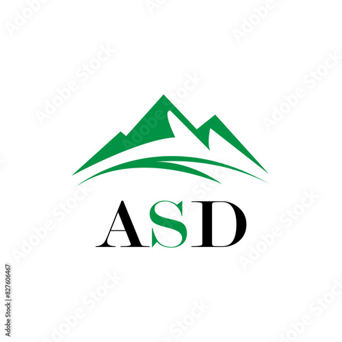 ASD letter logo design on white background. Creative  modern ASD letter logo design. Vector design.
Letters ASD, ASD logo  vector template.