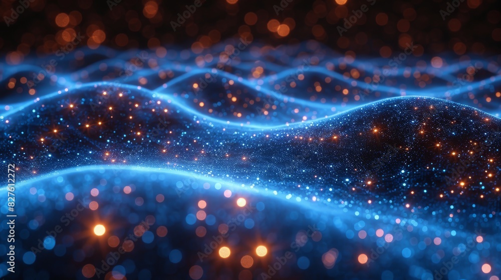 Energy blue background. Technological background for design on the topic of artificial intelligence, neural networks, big data. Copy space Energy blue background. Technological background for design on the topic of artificial intelligence, neural networks, big data. Copy space