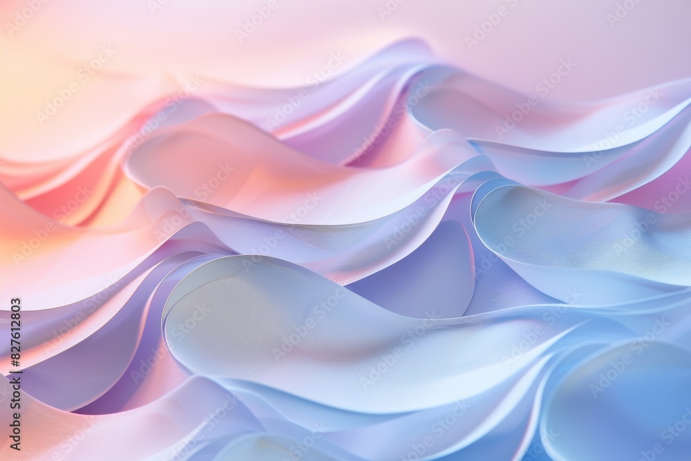 Three dimensional render of wavy pattern. Three dimensional render of wavy pattern.