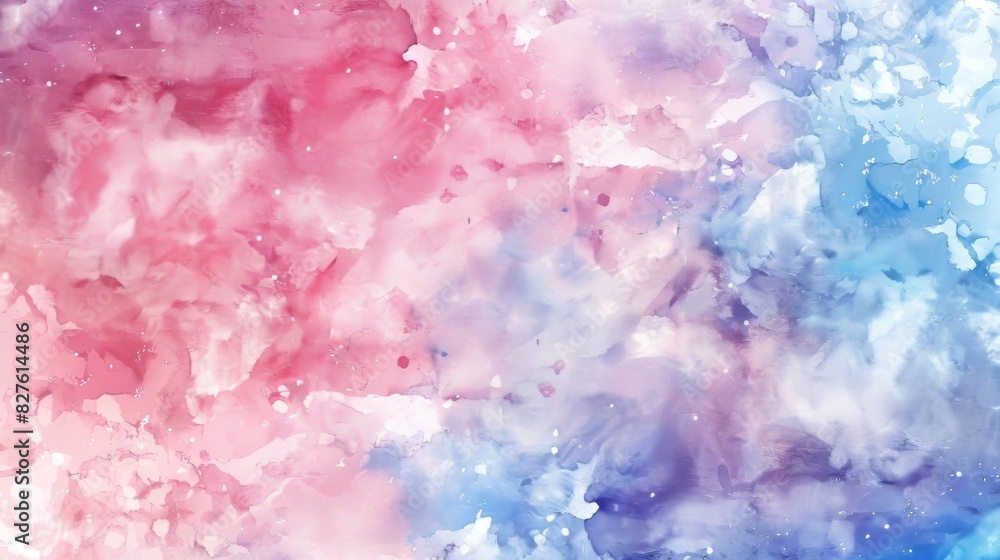 Fototapeta premium Pastel watercolor patterned background