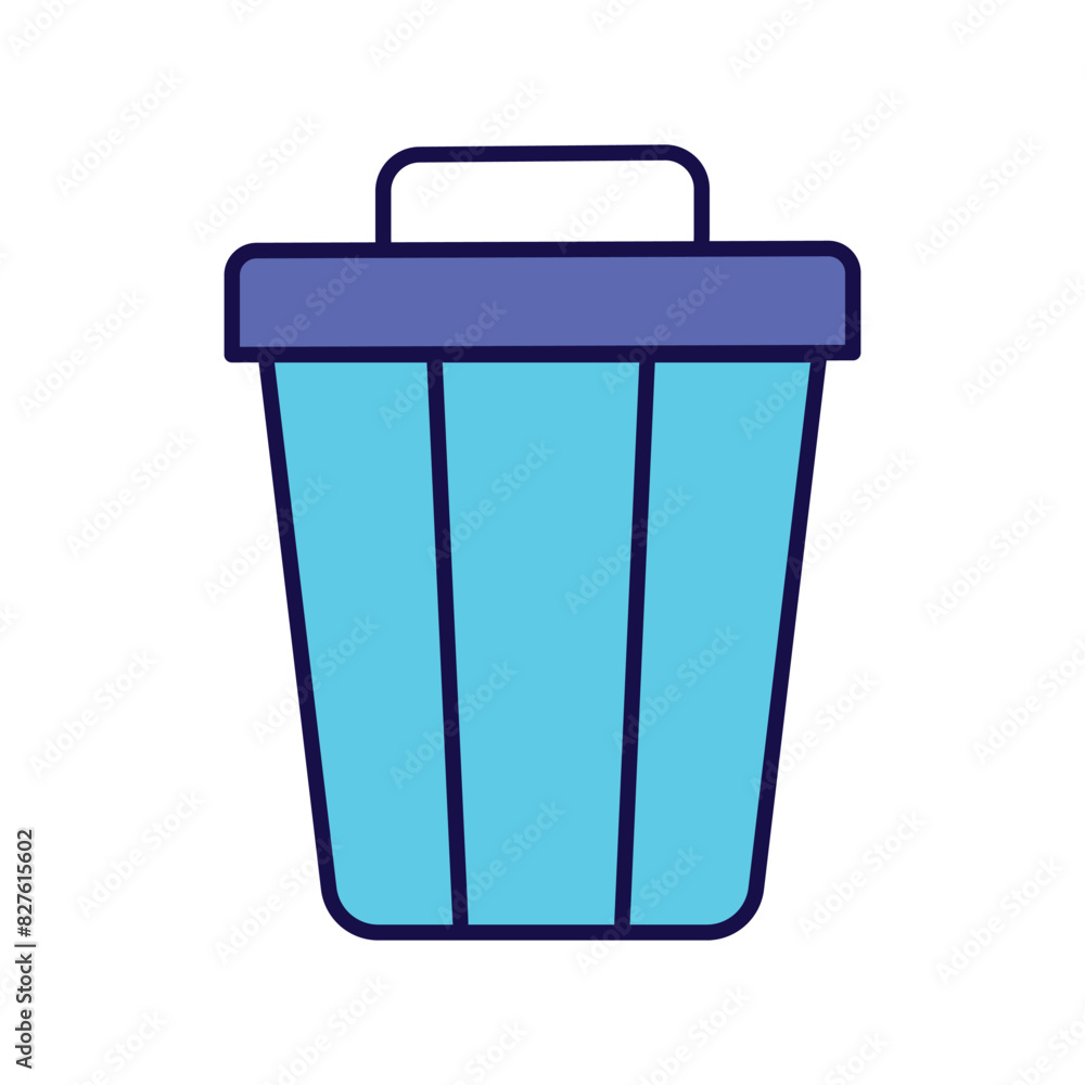 trash icon with white background vector stock illustration trash icon with white background vector stock illustration