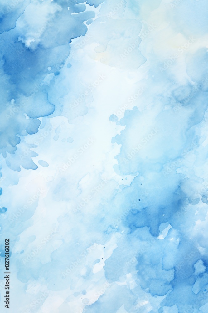 Fototapeta premium A blue sky with white clouds. The sky is very clear and the clouds are fluffy