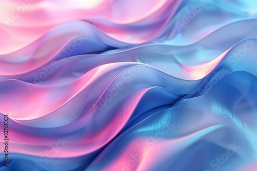 Wallpaper Mural Three dimensional render of wavy pattern. Design of albums, notebooks, banners, postcards, posters Torontodigital.ca