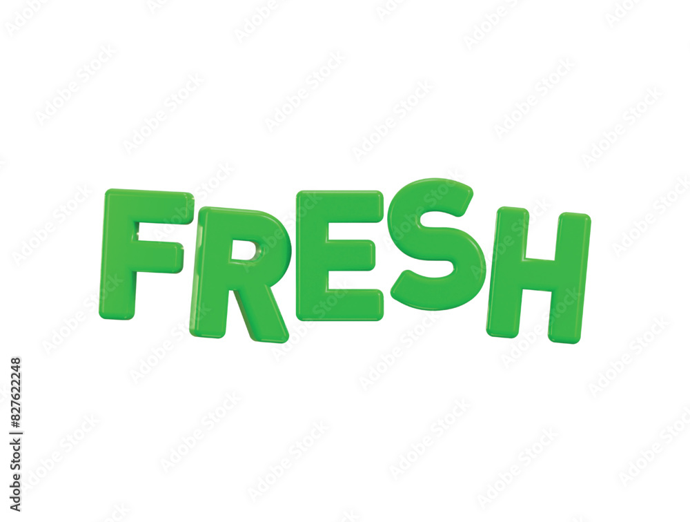 3d fresh text effects 3d rendering vector illustration 3d fresh text effects 3d rendering vector illustration