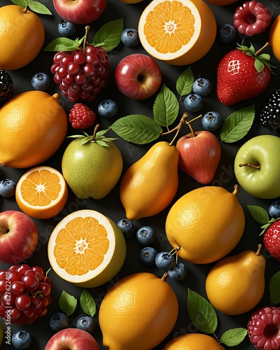 Random Fruit Background and Wallpaper