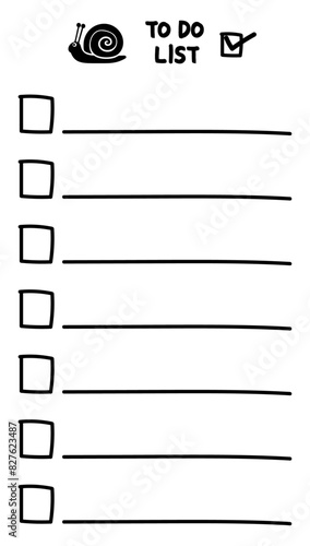 ToDoリストのイラスト