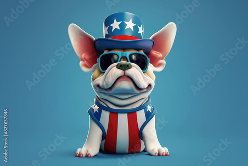 Cute Cartoon 4th of July Do...