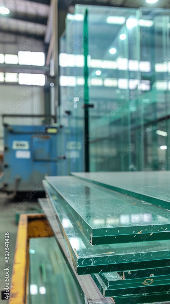 Glass Factory produces a variety of transparent glass thicknesses. Glass Factory produces a variety of transparent glass thicknesses.