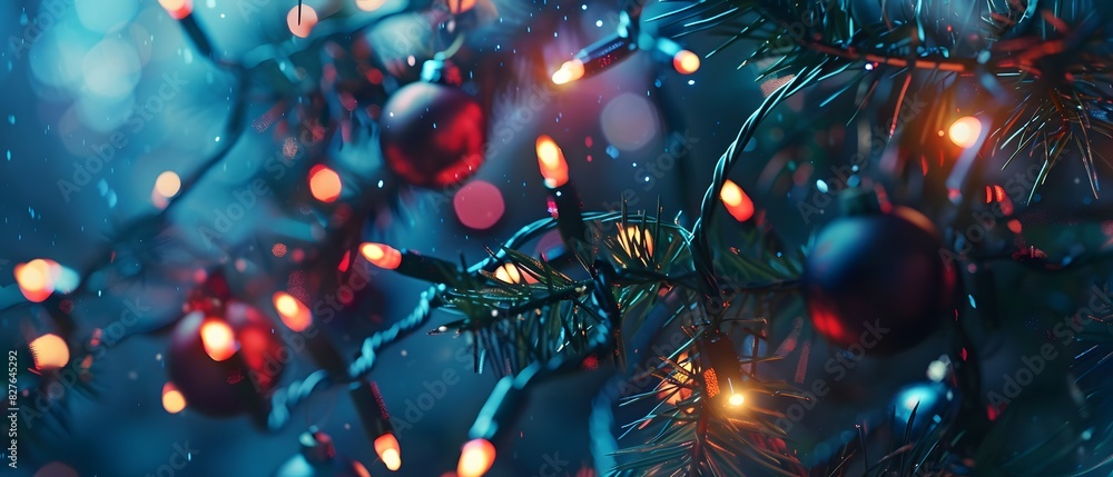 Photorealism of Simple Logic in Holiday Lights Photorealism of Simple Logic in Holiday Lights