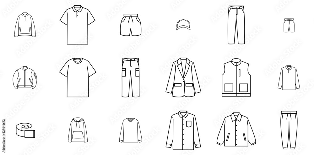 Set Of Apparel Vector Symbols Apps, Websites Ui Designs Suitable For Fashion,Shirt,Pants,Clothing,Apparel Vector Icon Set Linear Pictogram Pack Set Of Apparel Vector Symbols Apps, Websites Ui Designs Suitable For Fashion,Shirt,Pants,Clothing,Apparel Vector Icon Set Linear Pictogram Pack