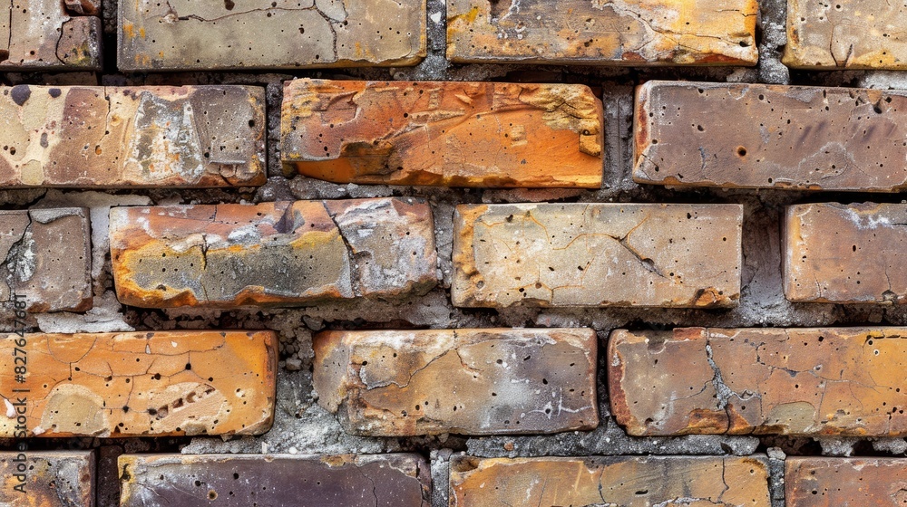 Texture background of a wall made of brick blocks Texture background of a wall made of brick blocks