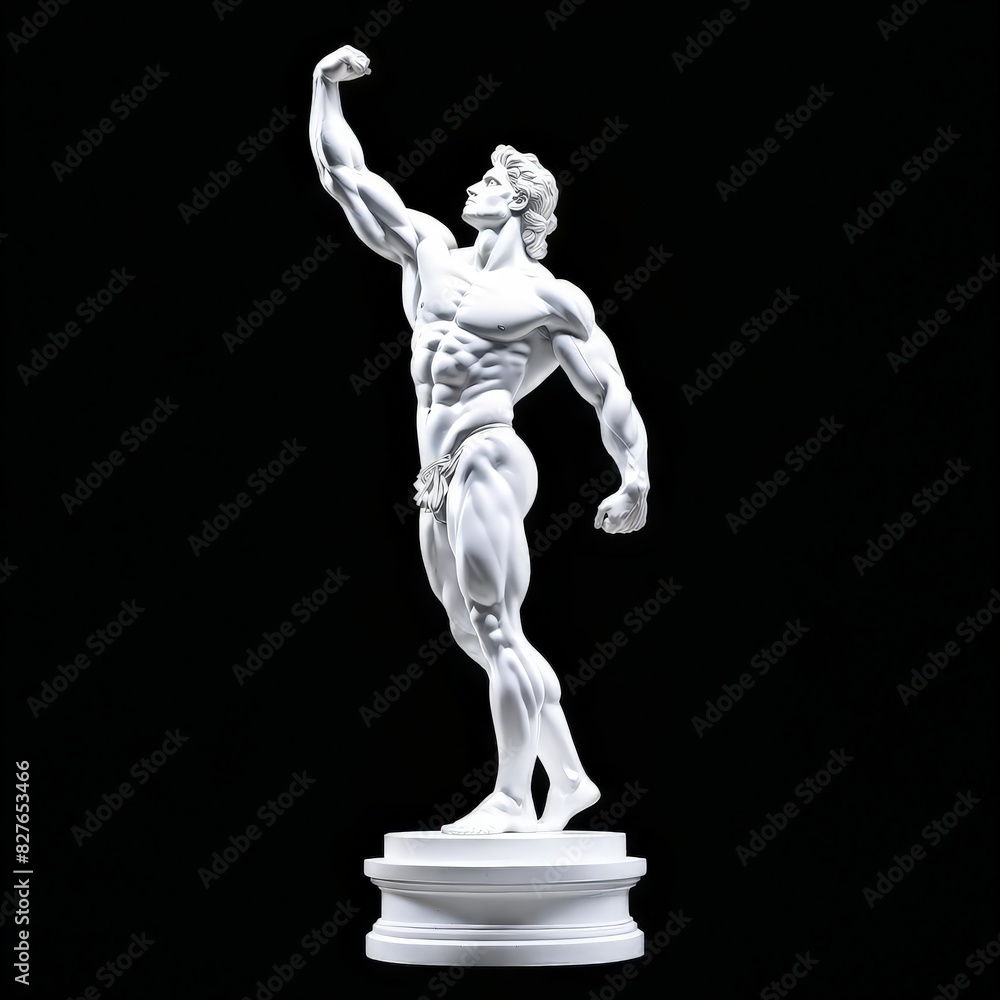 muscular greek god statue, generative ai muscular greek god statue, generative ai