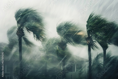 hurricane in the tropics	 photo