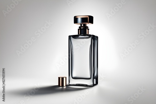 A simple perfume bottle Mockup with white background, product mockups