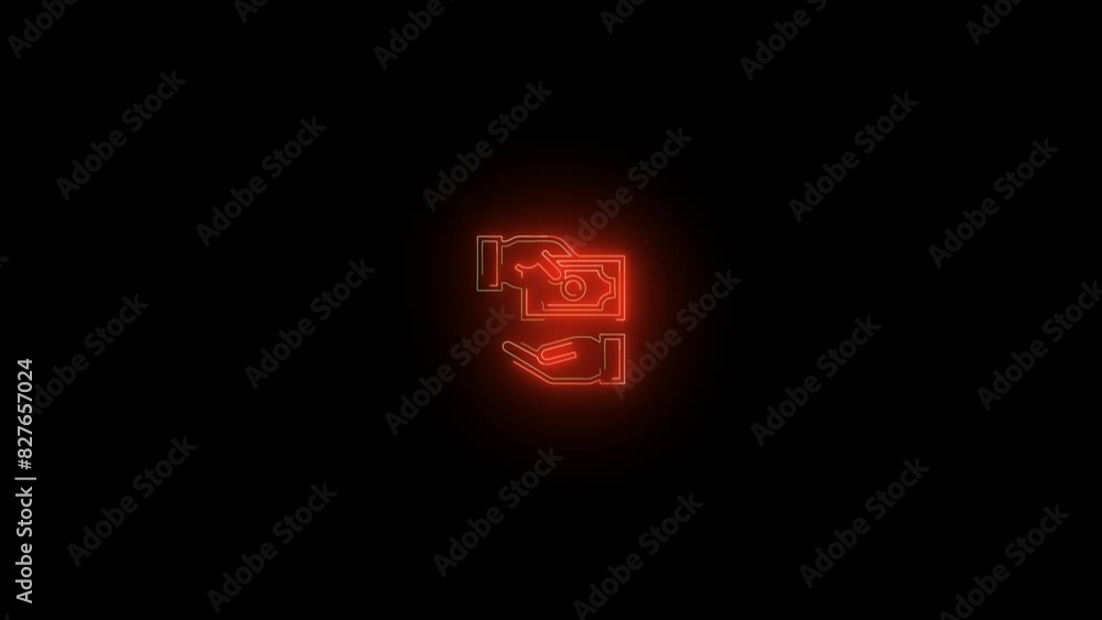 Repeat glowing neon ui ux icon. Glowing sign logo vector Repeat glowing neon ui ux icon. Glowing sign logo vector