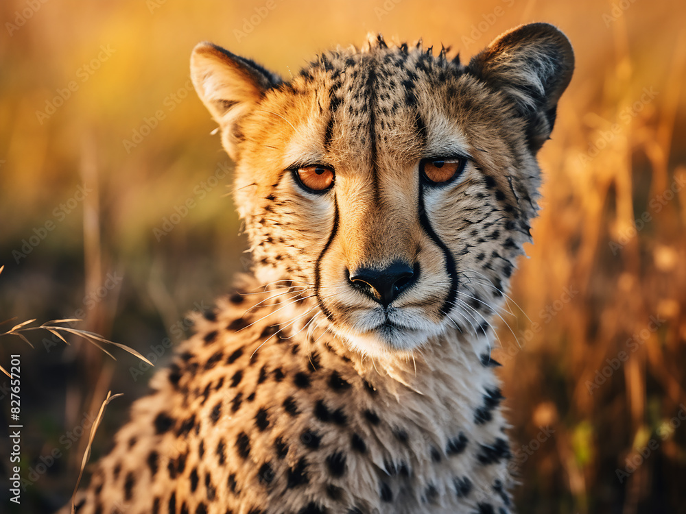 Acinonyx jubatus, the cheetah, explores the Okavango Delta Acinonyx jubatus, the cheetah, explores the Okavango Delta