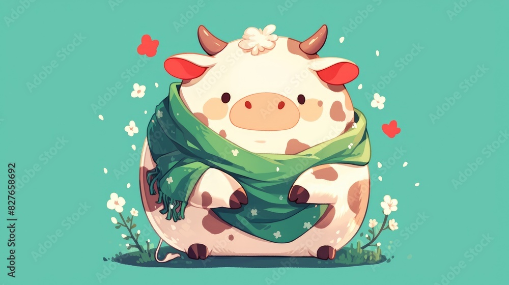 A charming beef character complete with adorable design details can be the perfect addition to your t shirt sticker or logo ideal for adding a touch of whimsy to your collection A charming beef character complete with adorable design details can be the perfect addition to your t shirt sticker or logo ideal for adding a touch of whimsy to your collection