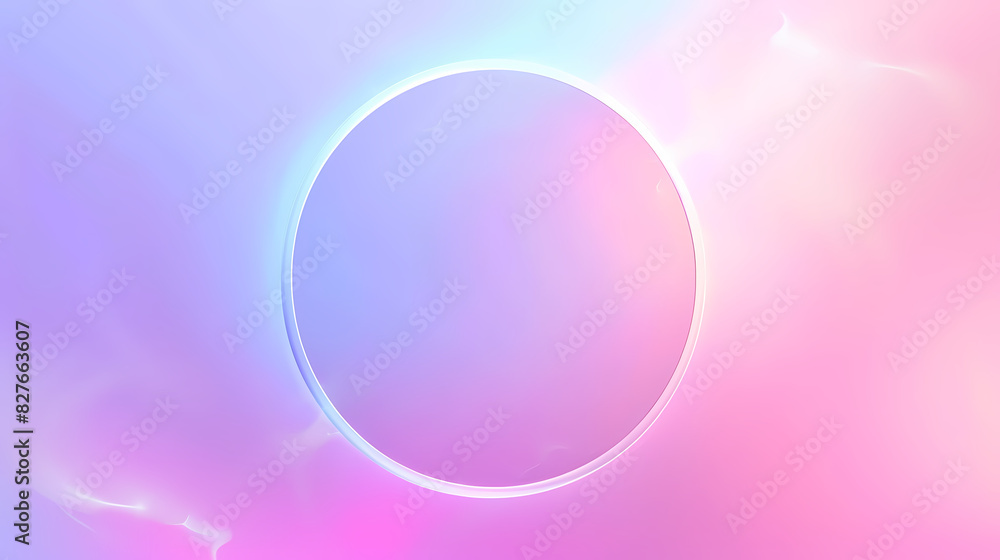 Obraz premium neon circle