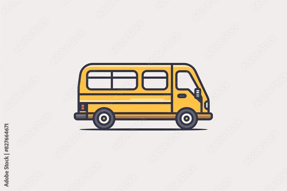 a yellow school bus with black wheels
