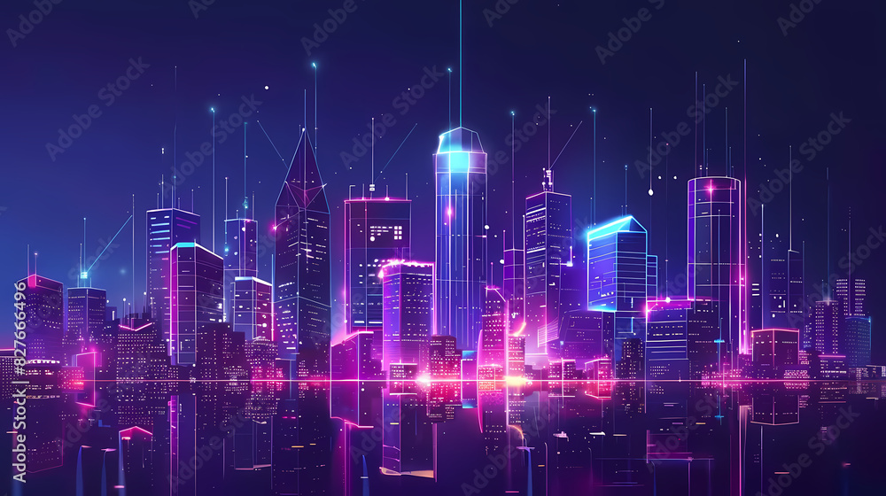 Concept Smart city for web page, banner, presentation, social media. Smart city concept with different icon and elements. city design technology for living. Concept Smart city for web page, banner, presentation, social media. Smart city concept with different icon and elements. city design technology for living.