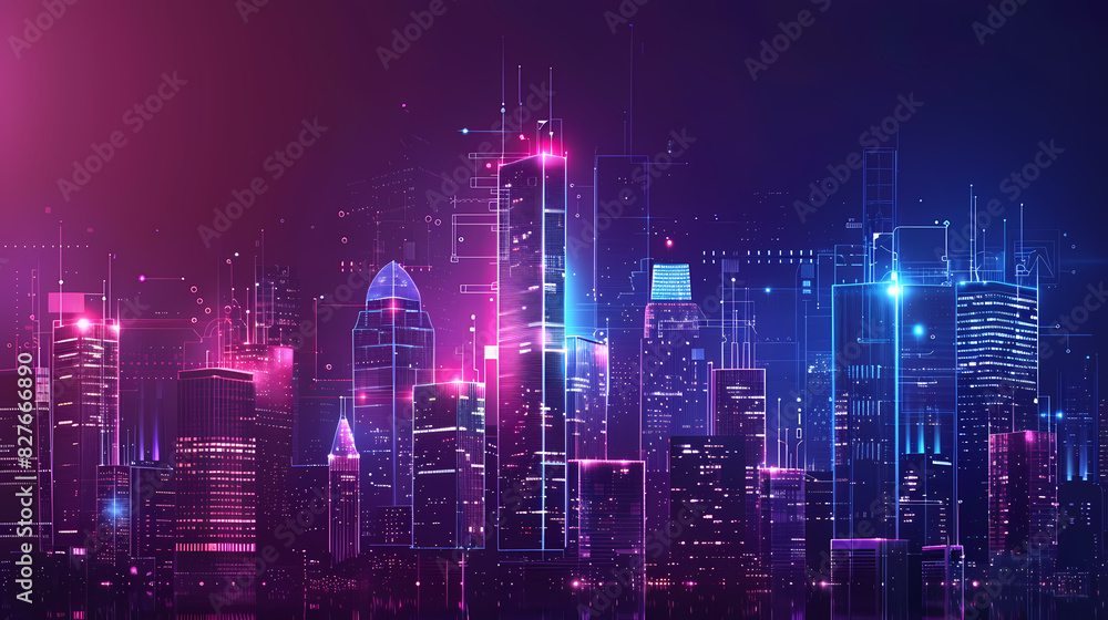 Concept Smart city for web page, banner, presentation, social media. Smart city concept with different icon and elements. city design technology for living. Concept Smart city for web page, banner, presentation, social media. Smart city concept with different icon and elements. city design technology for living.