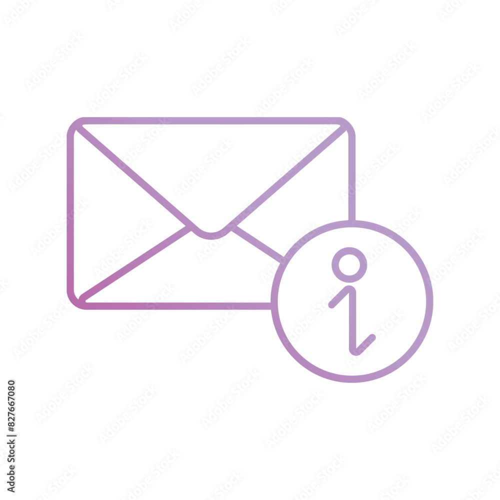 information icon with white background vector stock illustration