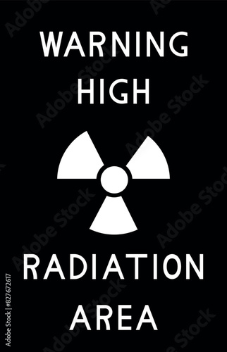 Blank Warning Sign Vector Background