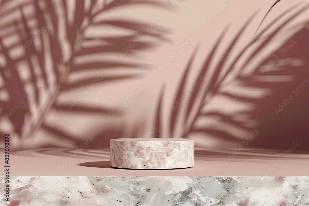Natural beauty poduim backdrop with empty cube box for cosmetic product display. fashion beauty background with marble stone texture.3d rendering. generative ai. Natural beauty poduim backdrop with empty cube box for cosmetic product display. fashion beauty background with marble stone texture.3d rendering. generative ai.