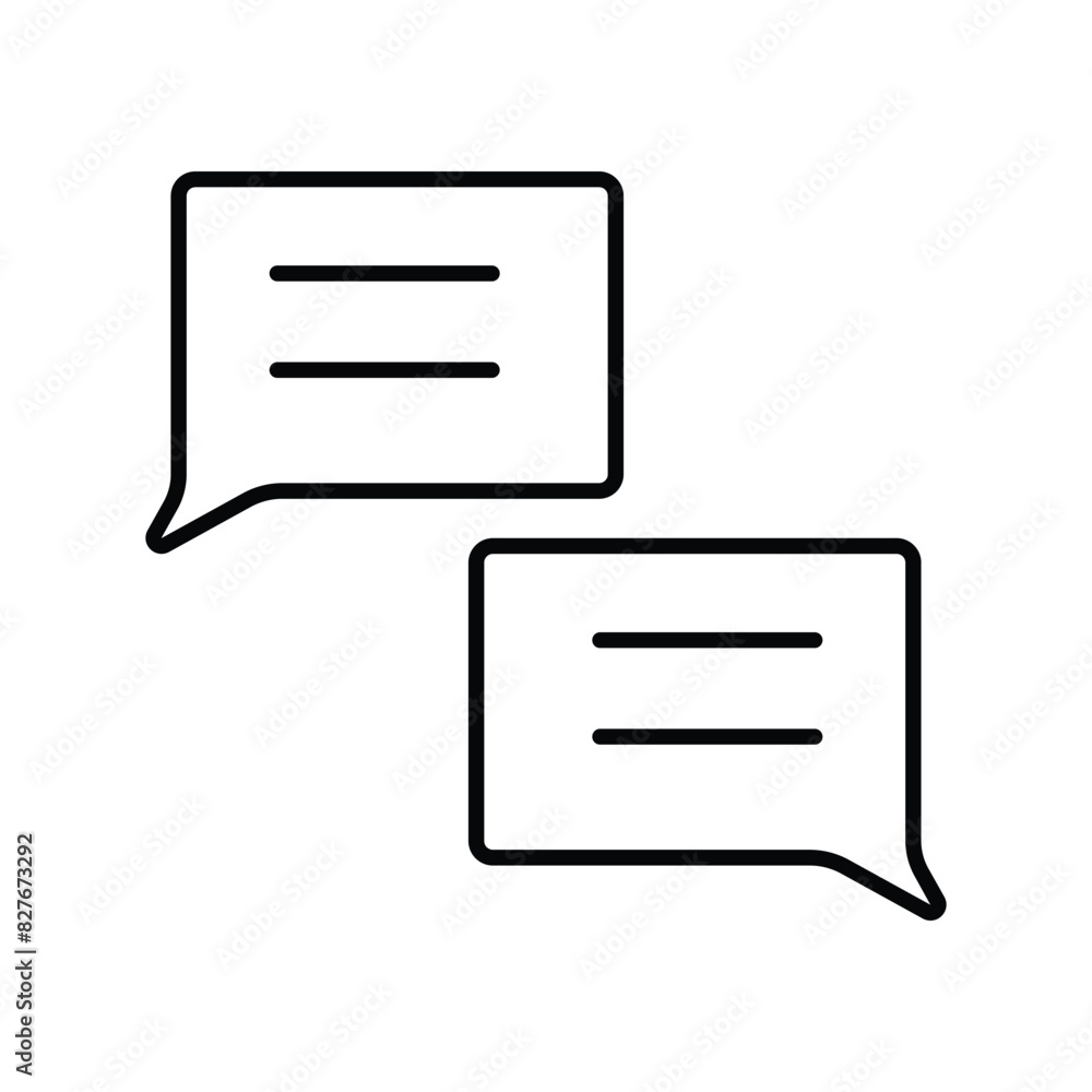 conversation icon with white background vector stock illustration conversation icon with white background vector stock illustration