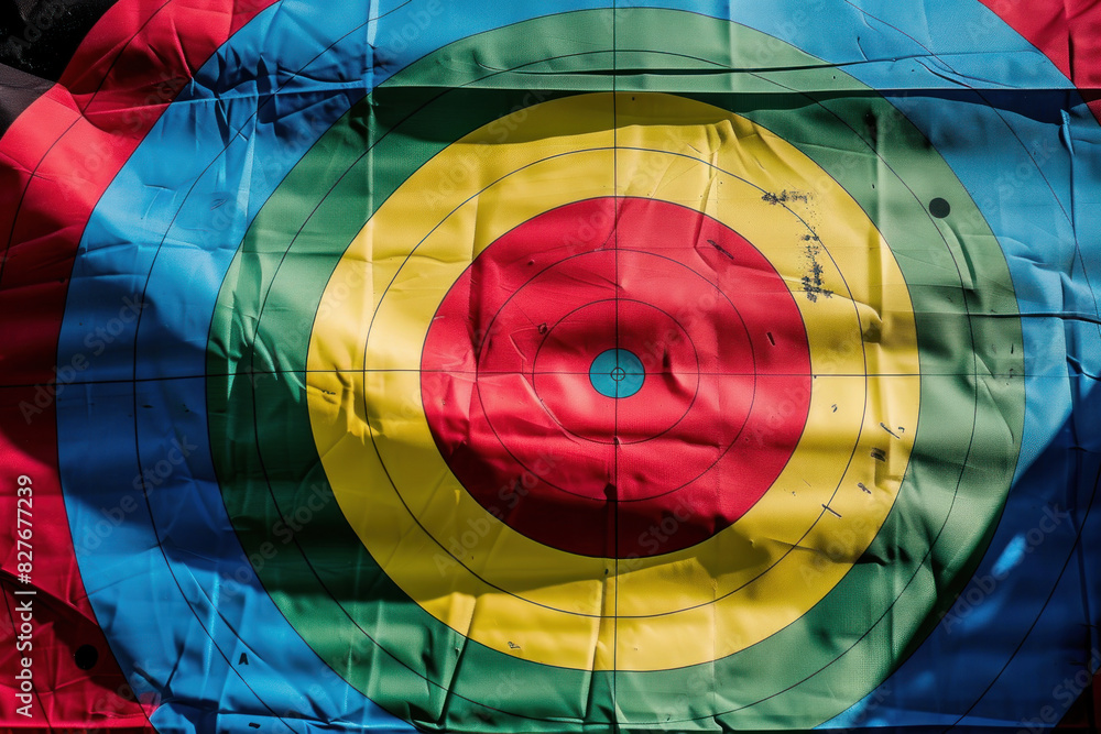 Obraz premium Colorful Archery Target