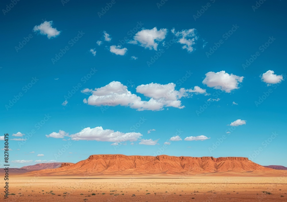 Majestic Rock Formations Against a Dramatic Blue Sky Majestic Rock Formations Against a Dramatic Blue Sky