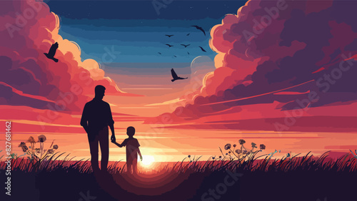 Adobe Illustrator ArtworkA Father’s Day Tribute to the Unbreakable Bond