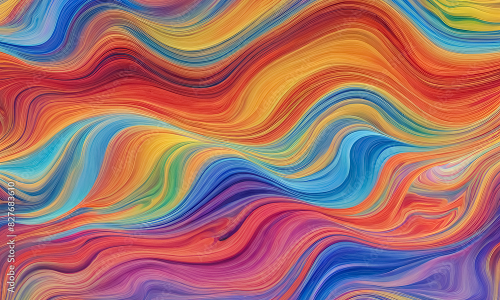 Rainbow colorful Marble waves background Rainbow colorful Marble waves background