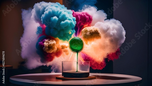 An impressive chemical reaction, photo - 9