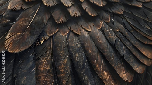 Eagle Feather Texture: A Detailed Look into the Majesty of Nature's Flight