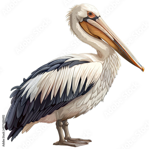 Pelican isolated on transparent background