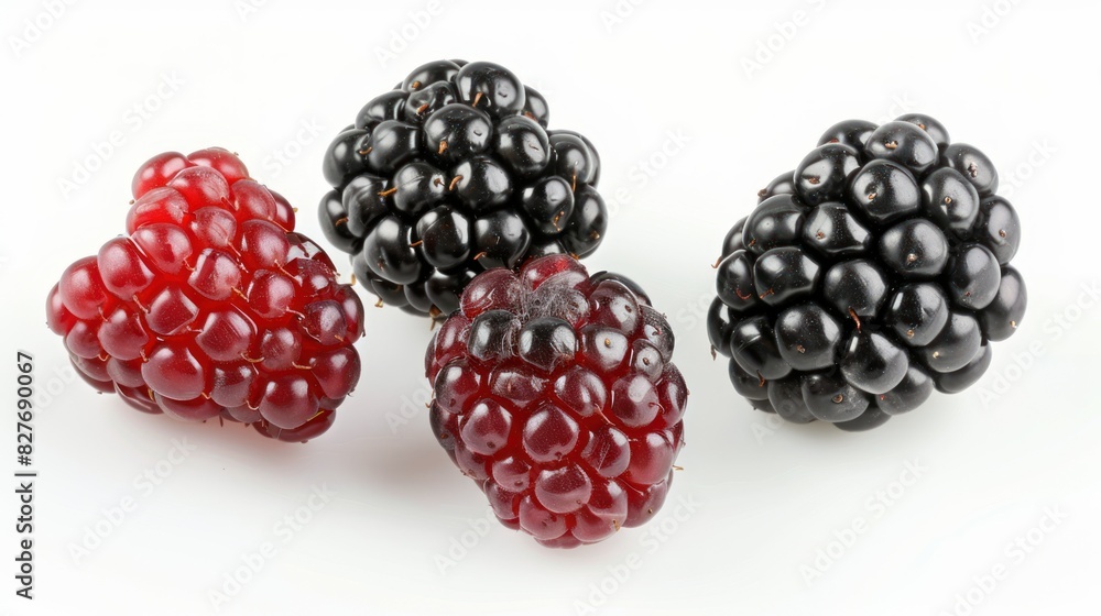 Blackberry isolated on white background Blackberry isolated on white background