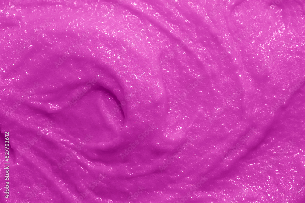 Obraz premium Berry yoghurt ice cream. Smoothies from fresh fruits and berries. Ice cream texture. Delicious sweet dessert close-up as a background.