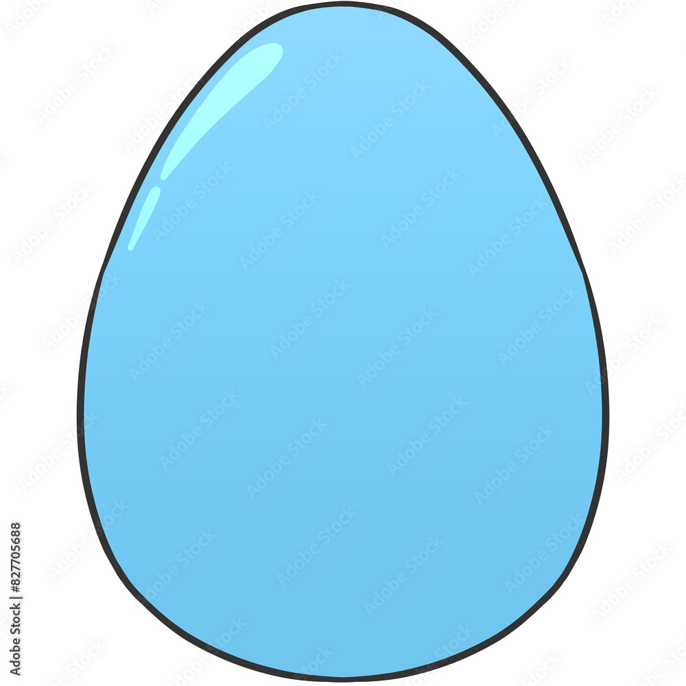 light blue egg icon cartoon illustration light blue egg icon cartoon illustration