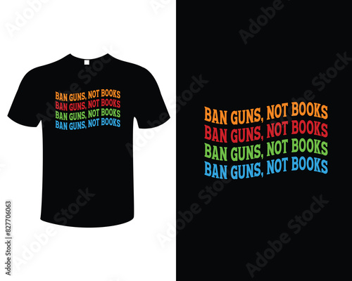 Book Reader and Book Lover Vector Illustration Typography Vintage Artwork Template