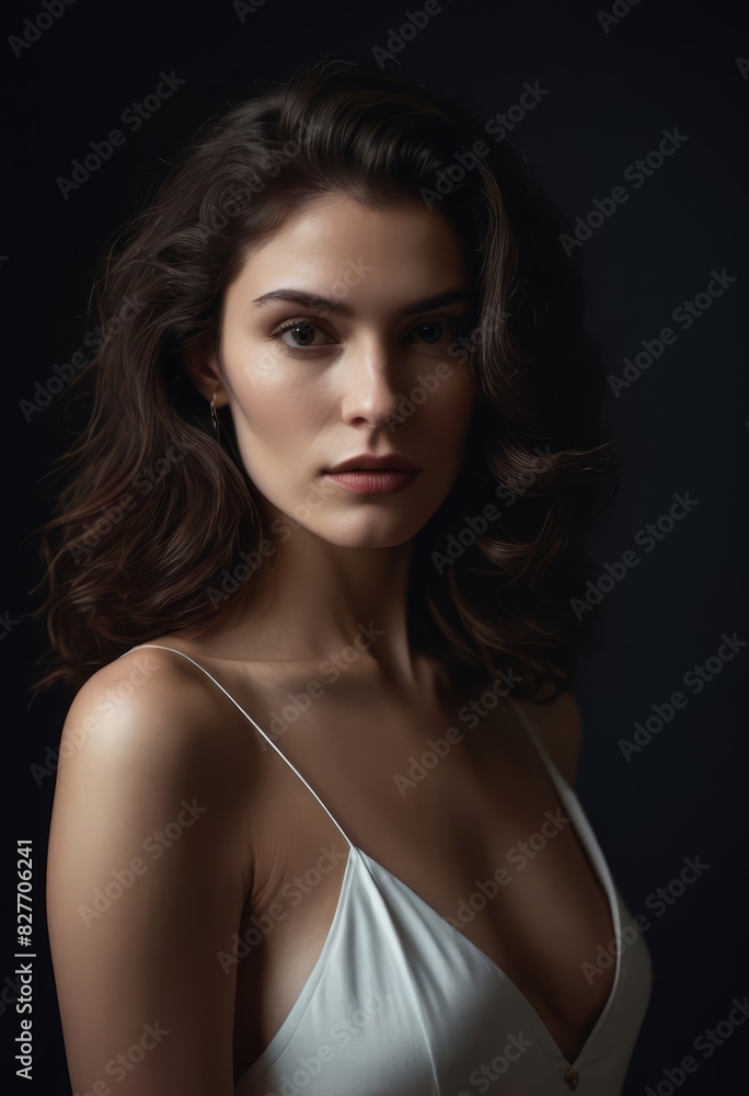 portrait of a model, closeup of a woman, face close up portrait of a model, closeup of a woman, face close up