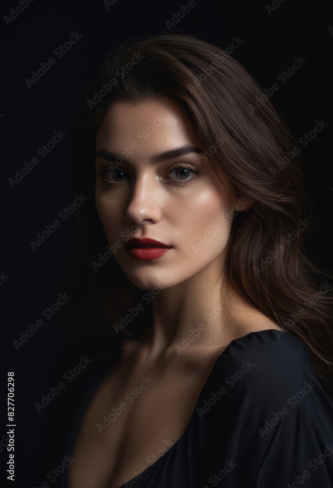 portrait of a model, closeup of a woman, face close up portrait of a model, closeup of a woman, face close up