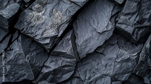 Wallpaper Mural dramatic black rock texture background abstract photo Torontodigital.ca