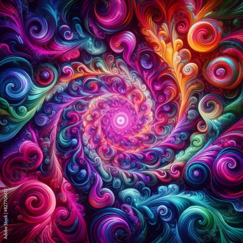    abstract background with swirls © Владимир Стеблев
