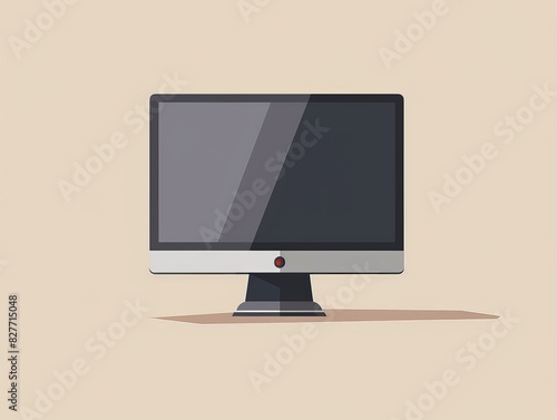 Flat Screen Computer Monitor on Desk