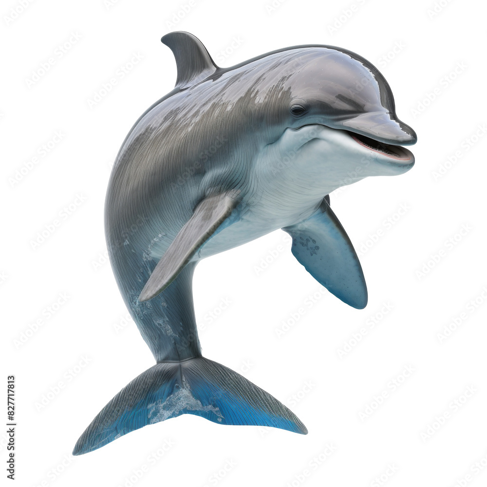 Naklejka premium dolphin on transparent background