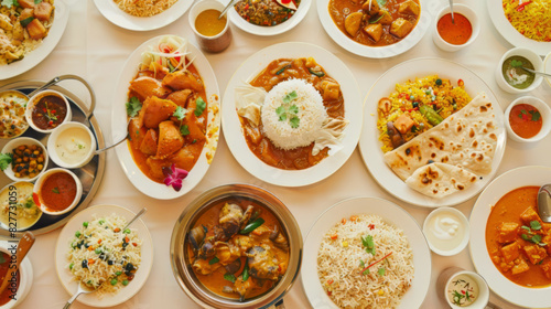 Wallpaper Mural Elegant Spread of Traditional Indian Cuisine Torontodigital.ca