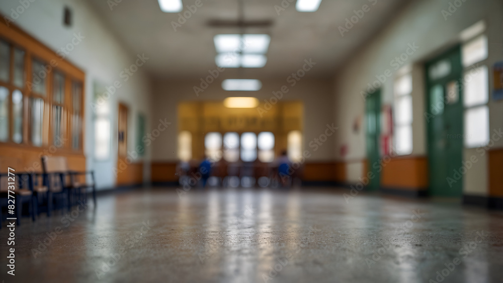Blurred school background. Blurred school background.